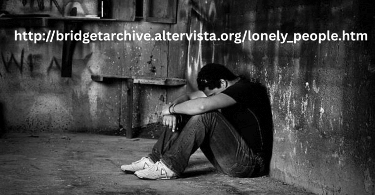 Understanding Digital Isolation: A Look into Modern http://bridgetarchive.altervista.org/lonely_people.htm